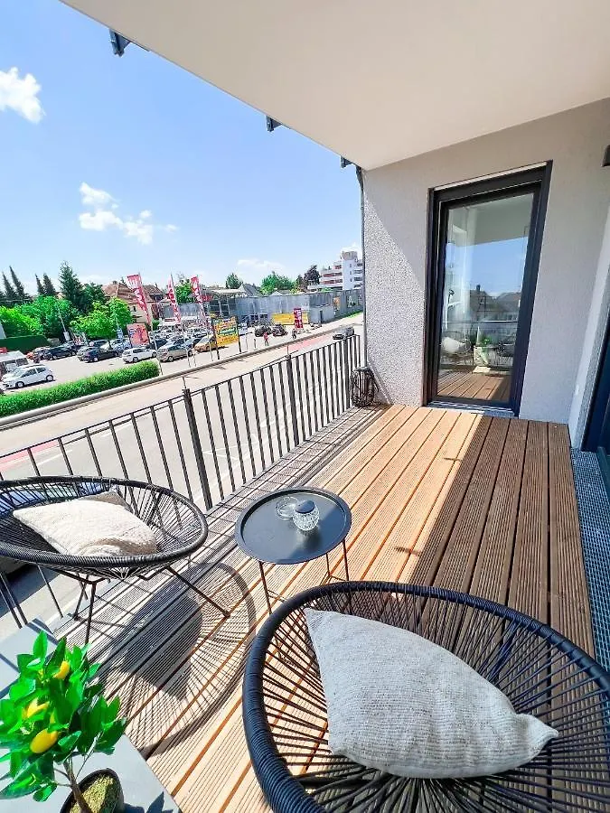 Sunset Club - Suite L Balkon - Kueche - Parkplatz Memmingen Deutschland